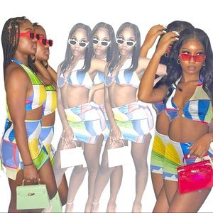 BRAZY SKIRT SET. ❤️‍🩹